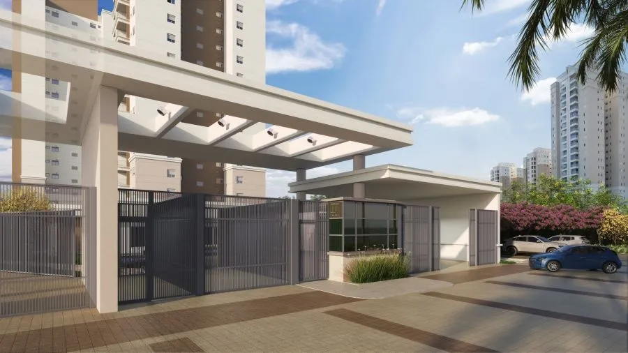 Portaria com pergolado — Helbor Parque Clube Ipoema