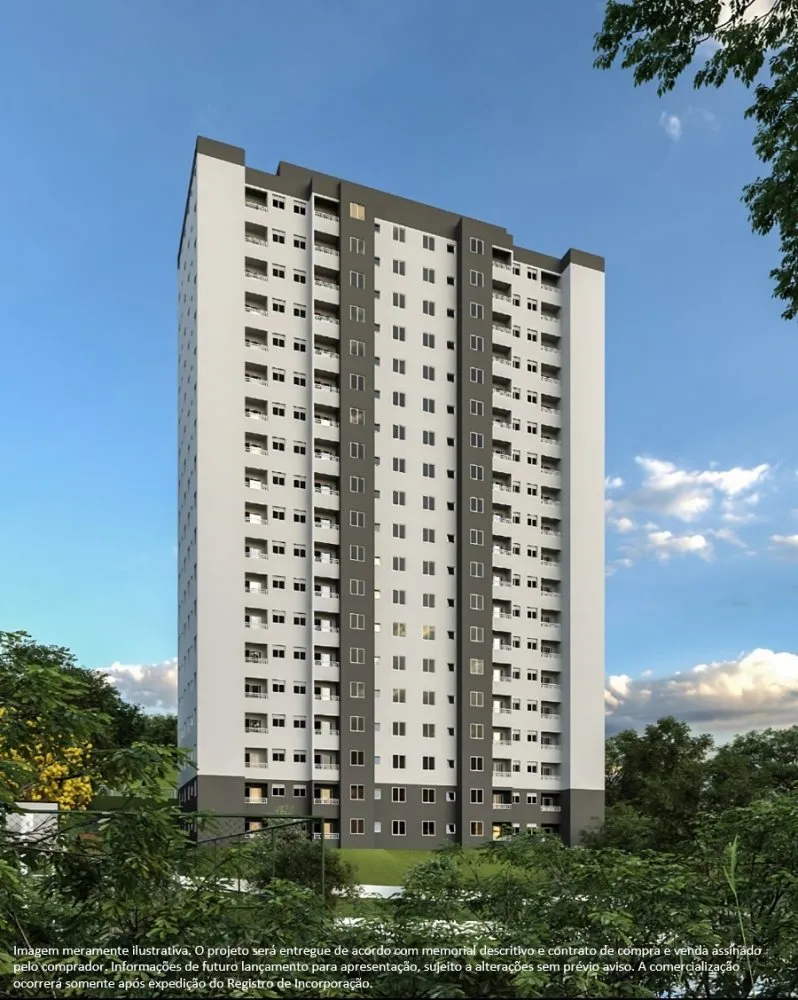 Perspectiva da fachada — Residencial Vila Suissa