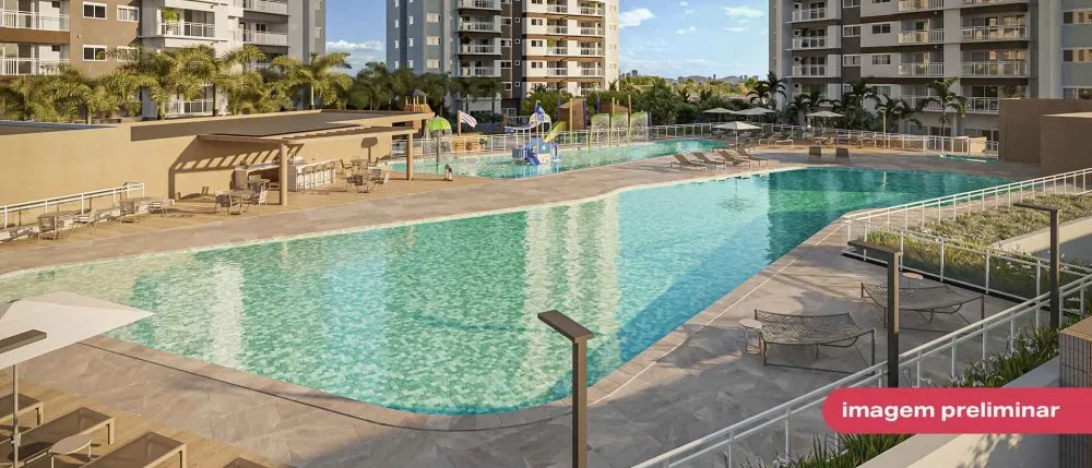 Piscina com raias — Helbor Alegria Patteo Mogilar