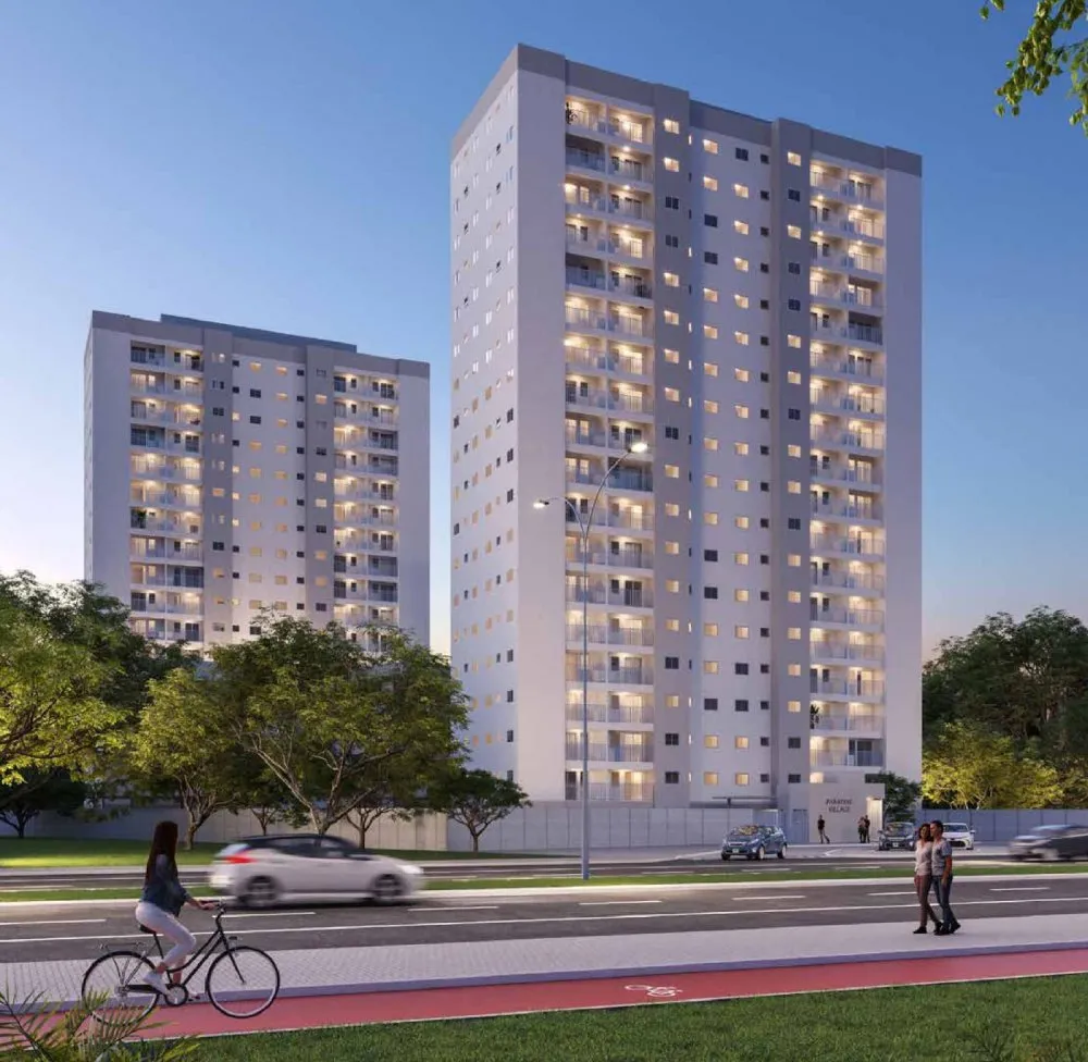 Perspectiva da fachada — Residencial Paradise Village