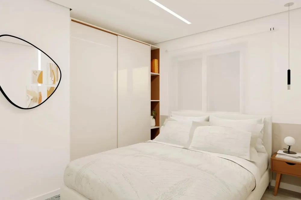 Quarto de casal com armário — Sou Pleno Home
